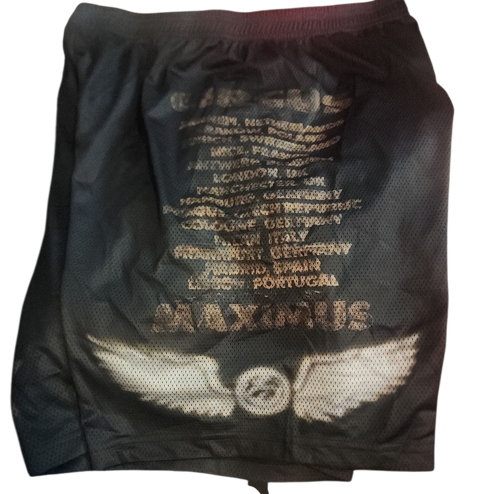 NEW TRAVIS SCOTT UTOPIA TOUR XL EXCLUSIVE SHORTS MESH FADED PRINT CIRCUS MAXIMUS